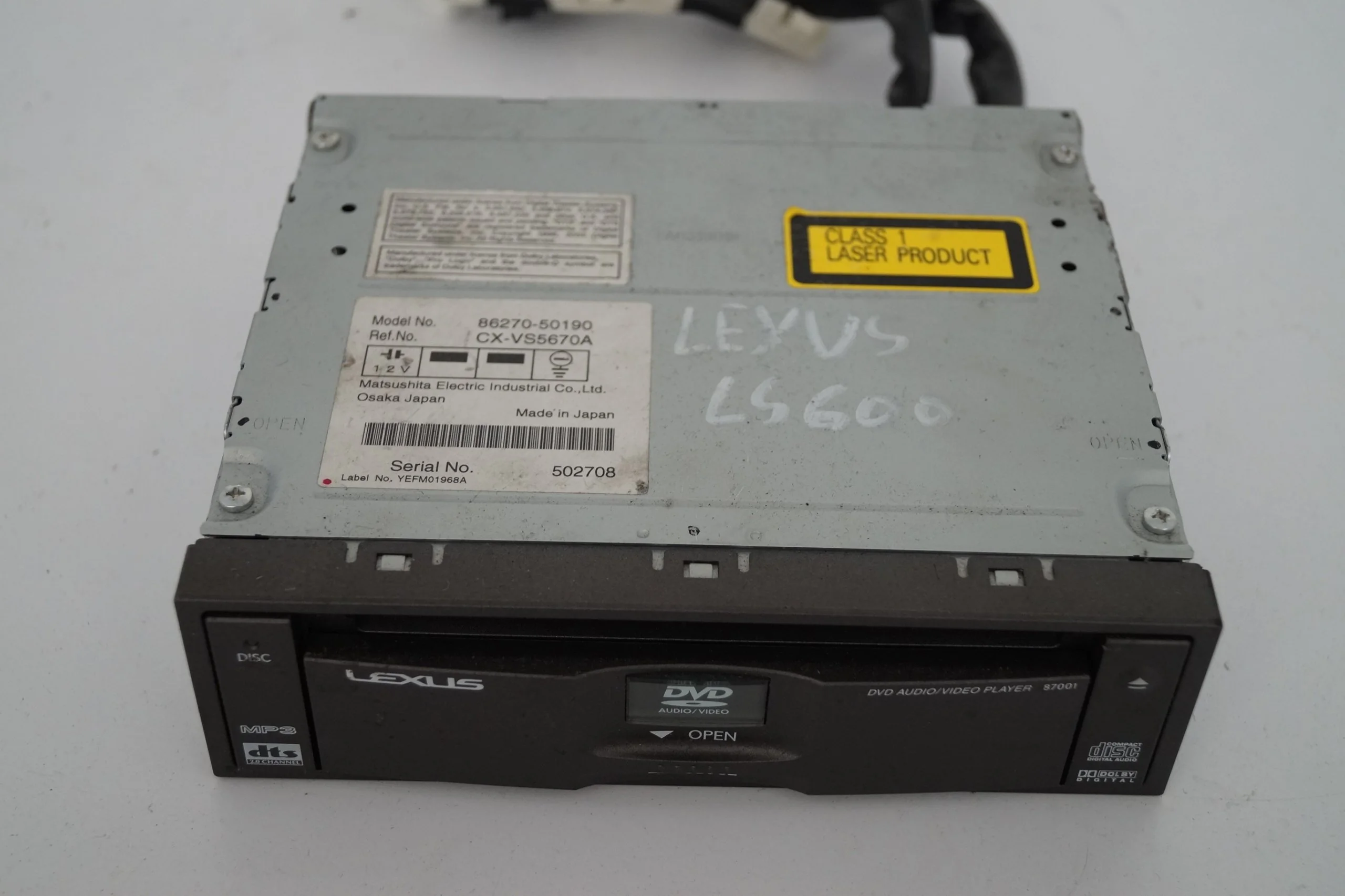 ODTWARZACZ CD DVD LEXUS LS600 LS430 2007R-