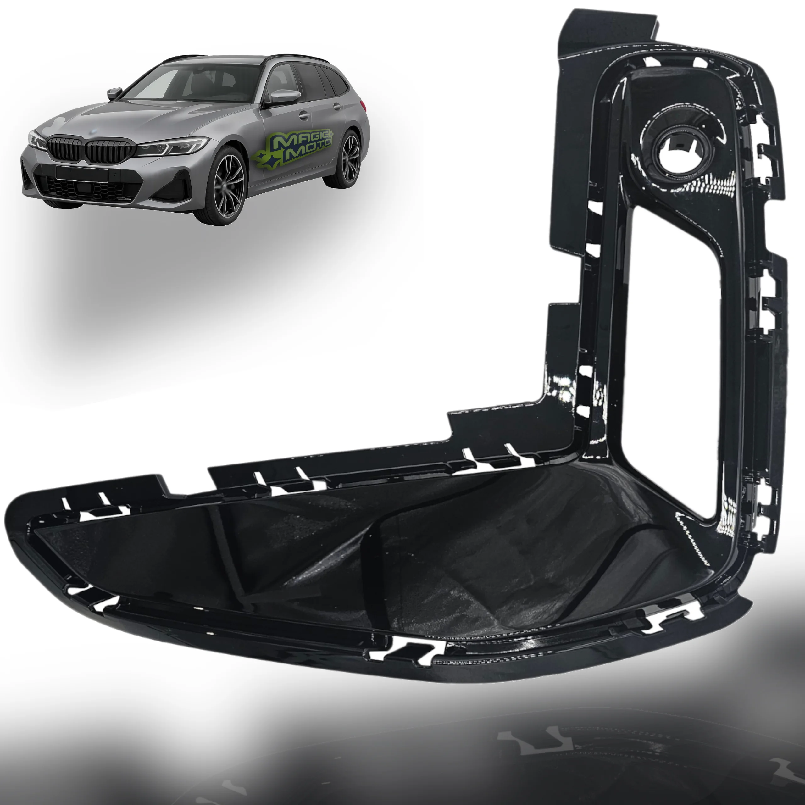 Kratka zderzaka LEWA BMW 3 G20 G21 22r+ Z PDC (51118085697, 8085697)