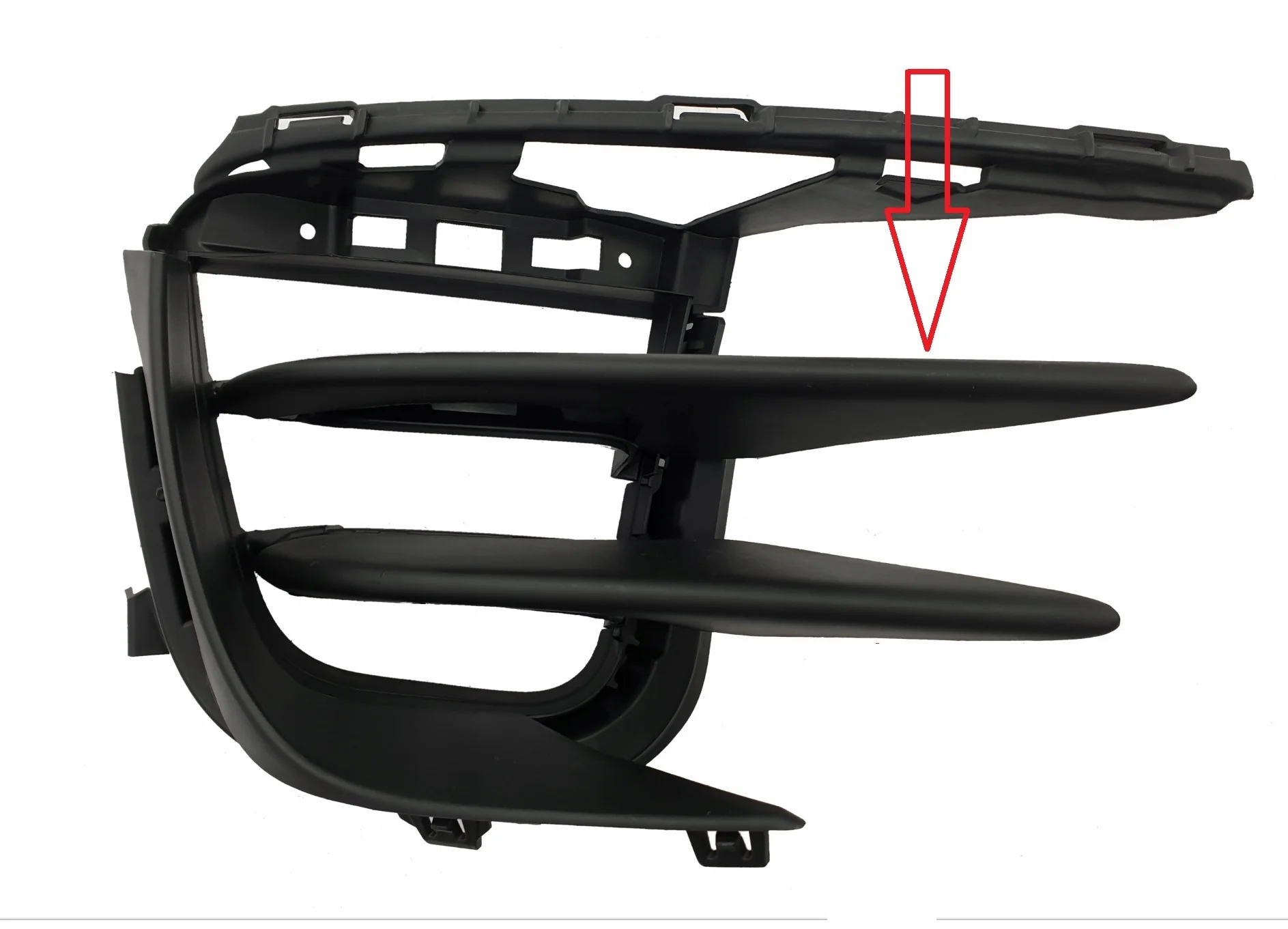 Listwa kratki zderzaka PORSCHE MACAN 95B 14-17r PRAWA górna (95B8076861E0, 95B8076861)