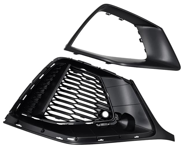 Kratka zderzaka + ramka AUDI Q8 4M8 S-LINE PRAWA ORI dark chrom matt