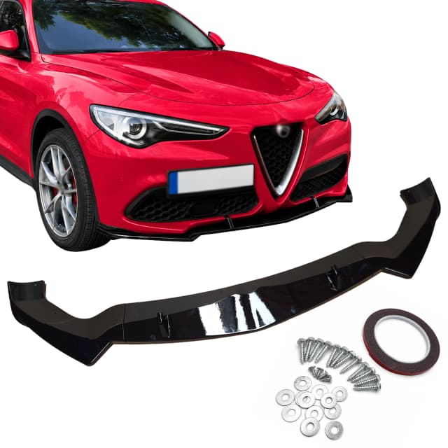 Spoiler zderzaka ALFA STELVIO 17-26r BLACK