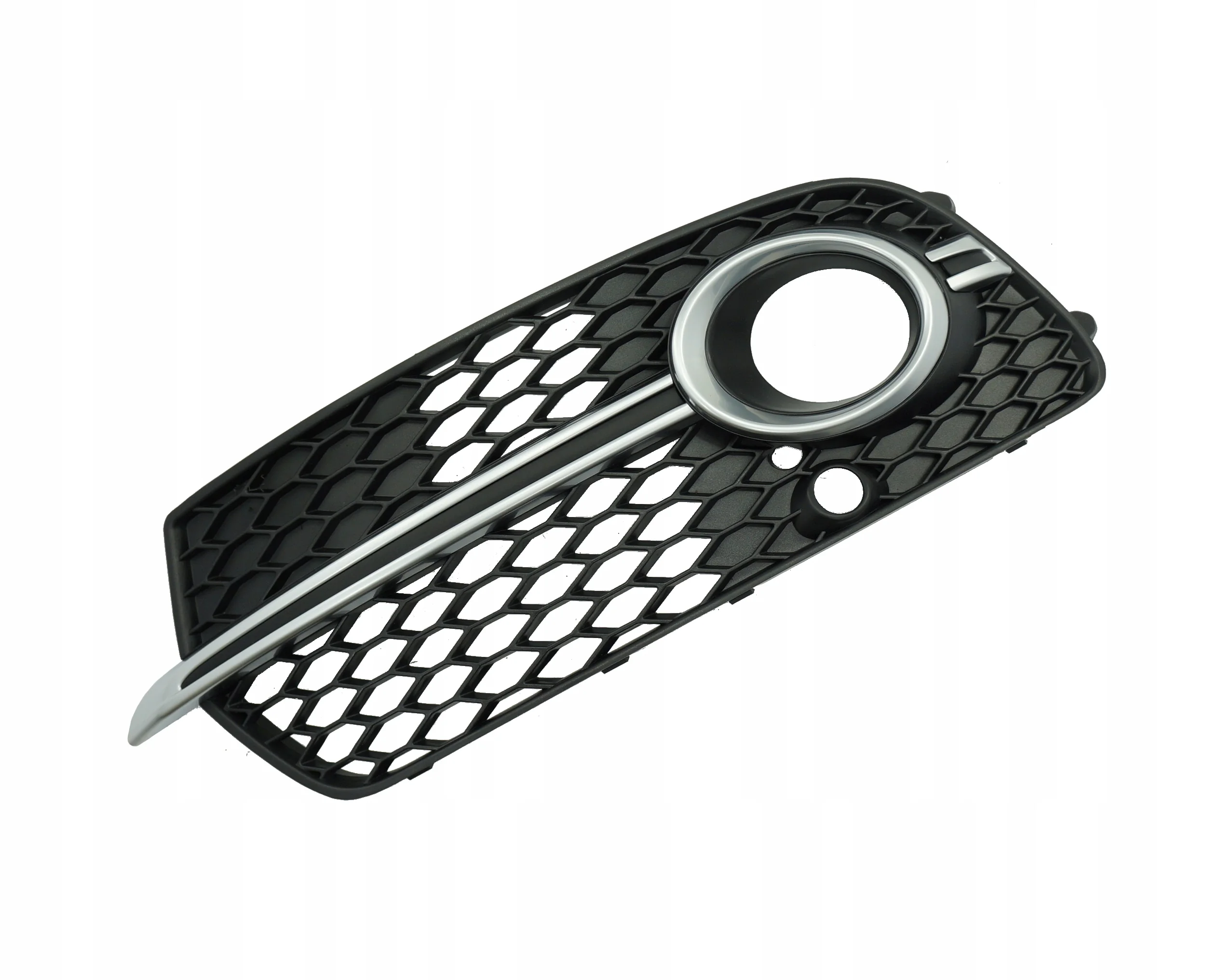 Kratka zderzaka AUDI Q5 8R SQ5 S-LINE 12-17r Chrom LEWA (8R0807681S, 8R0807681R)