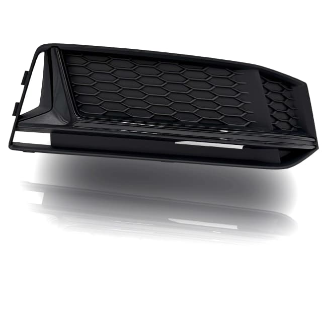 Kratka zderzaka AUDI A4 B9 S4 15-19R BLACK PRAWA