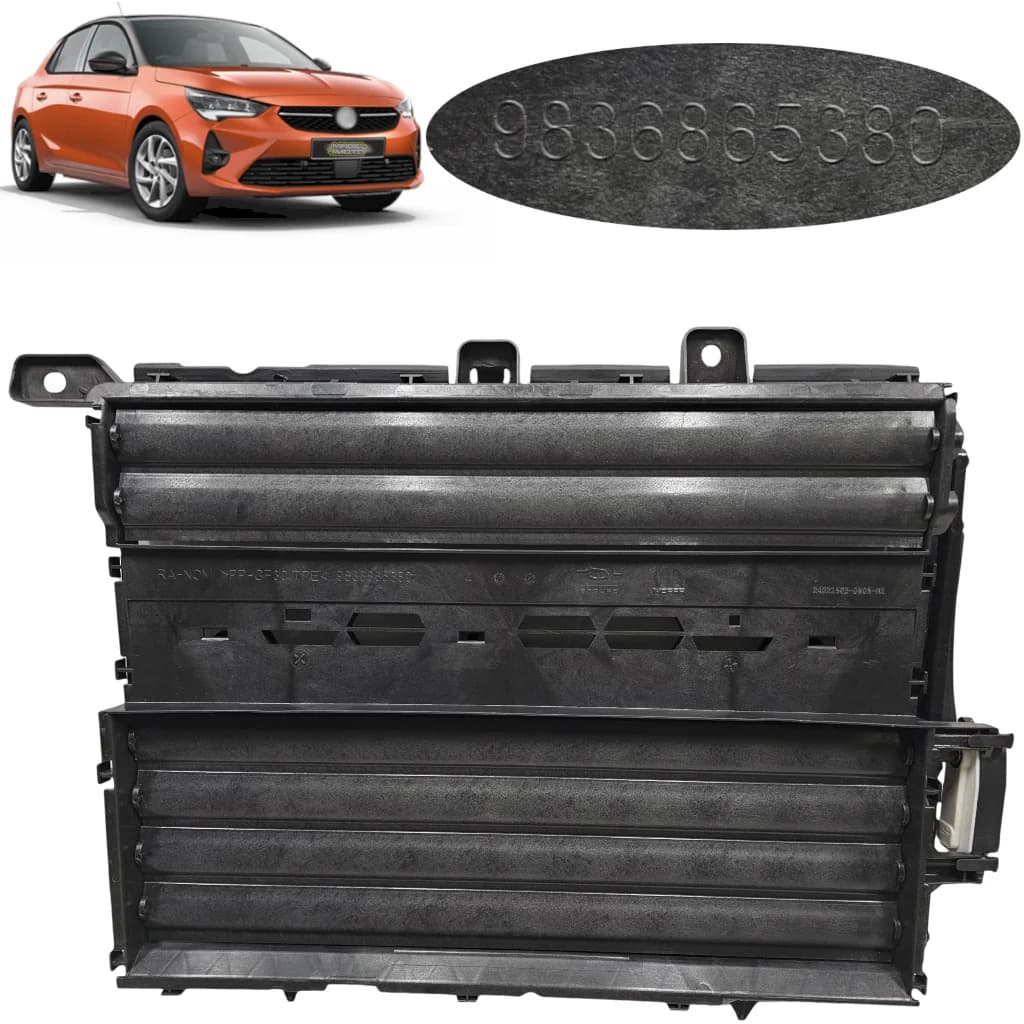 Roleta chłodnicy OPEL CORSA F 19R+ OE (9836865380)