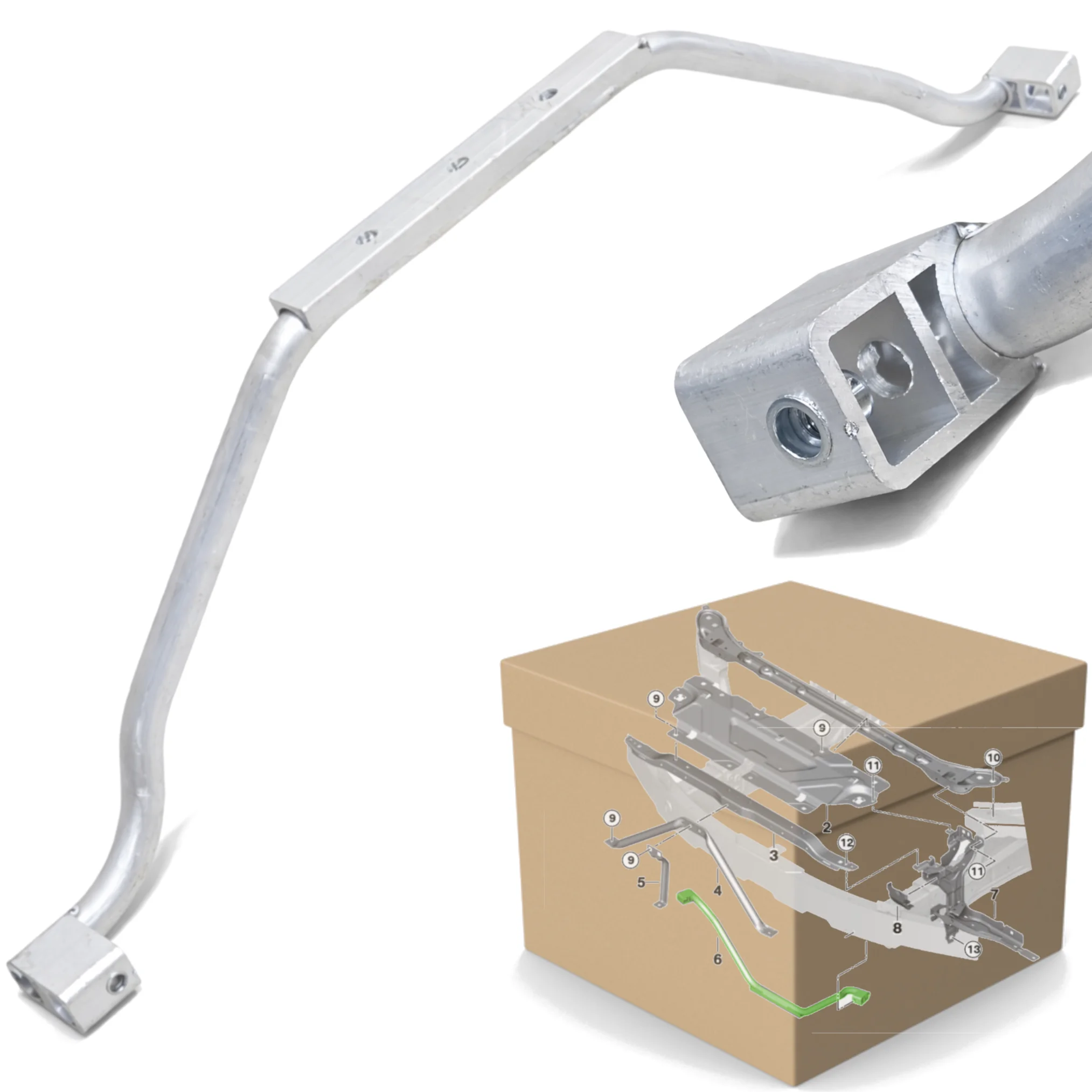 Wzmocnienie pasa V-ka BMW 3 G20 G21 18r+ DOLNE (51647455973)
