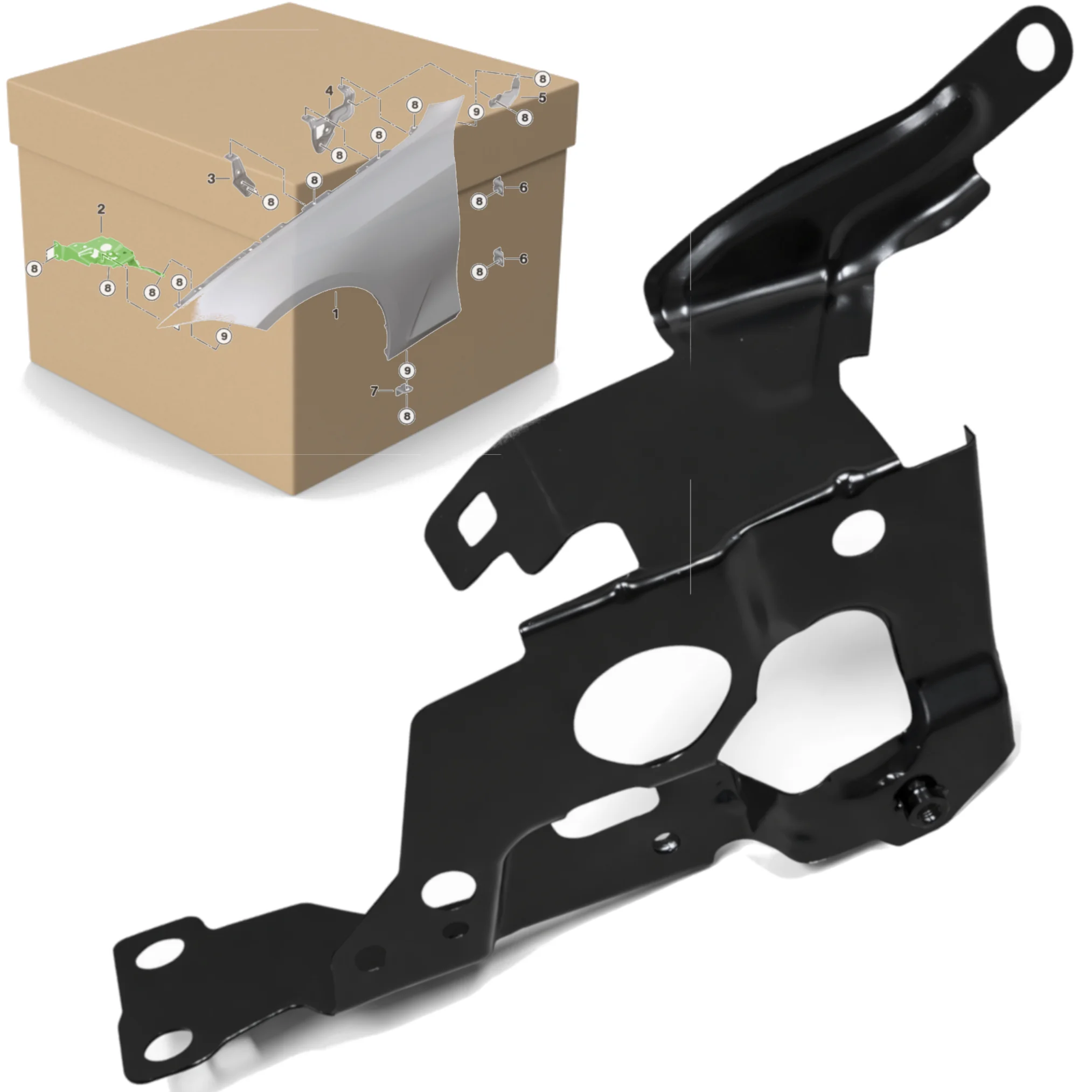 Mocowanie błotnika BMW 3 G20 G21 18r+ LEWY (41008494437)