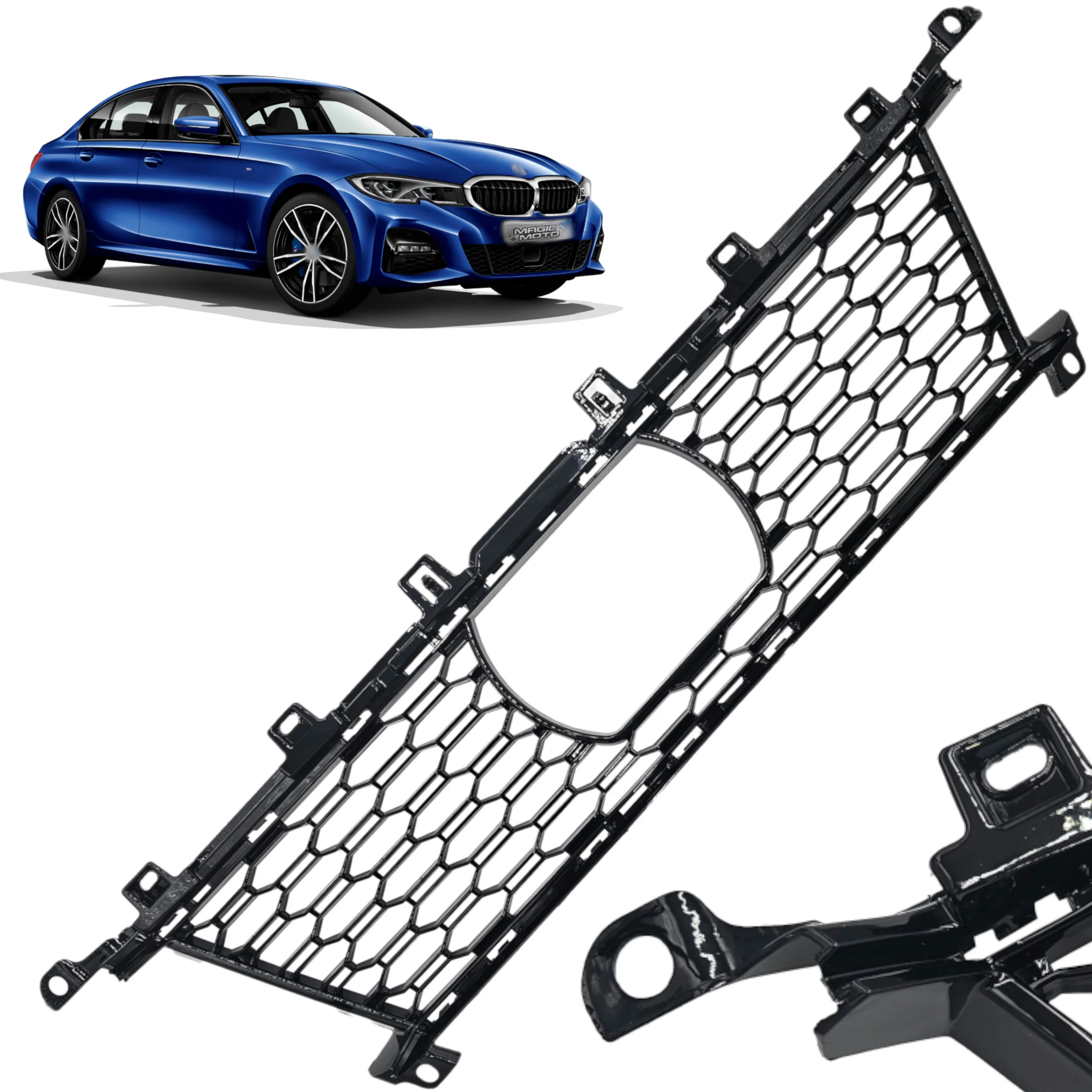 Kratka środkowa zderzaka ACC BMW 3 G20 G21 PRZED LIFT 18-22r M-PAKIET (51118075643)