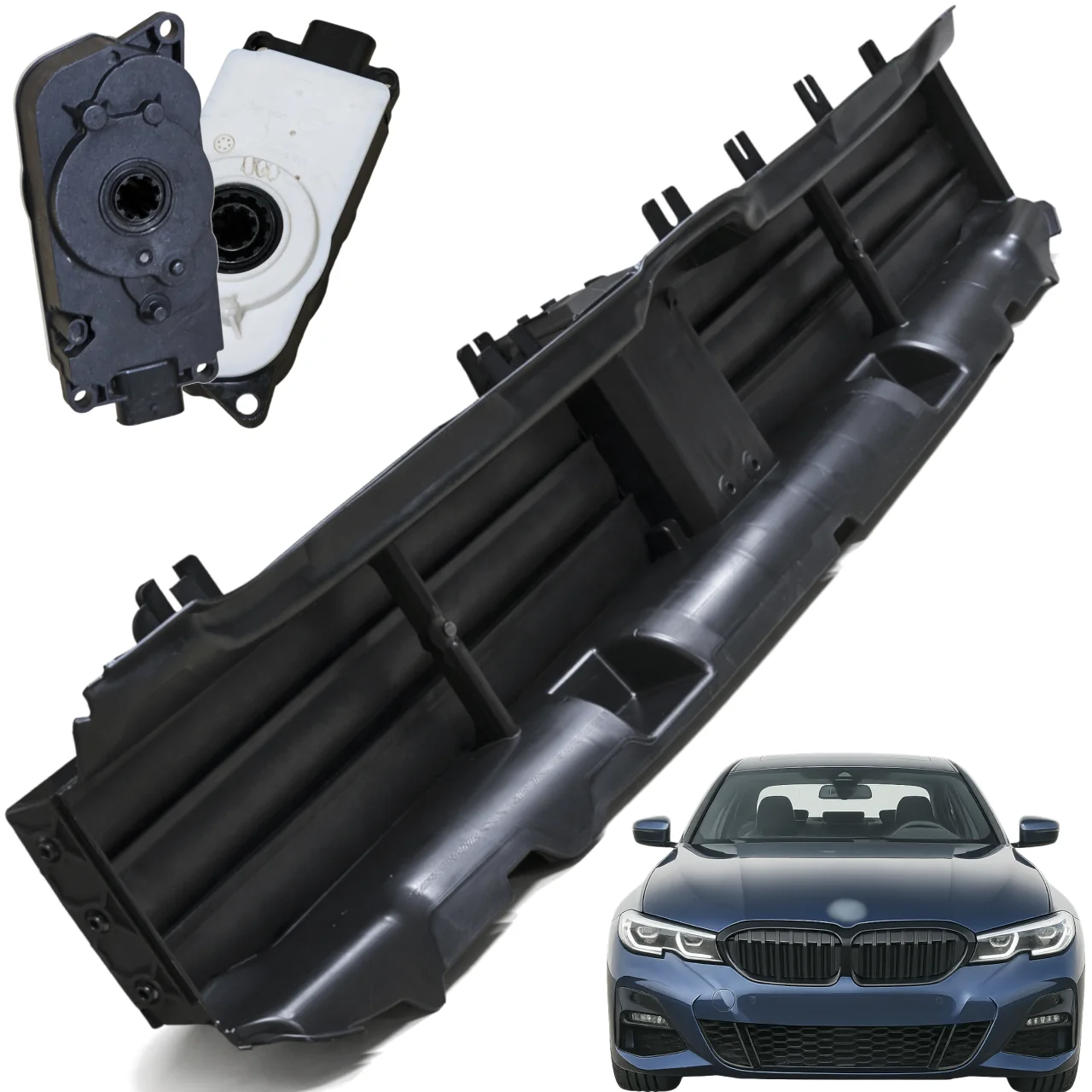 Roleta chłodnicy dolna BMW 3 G20 G21 M-PAKIET 18r+ SILNICZEK (51749465187=51745A22C65)