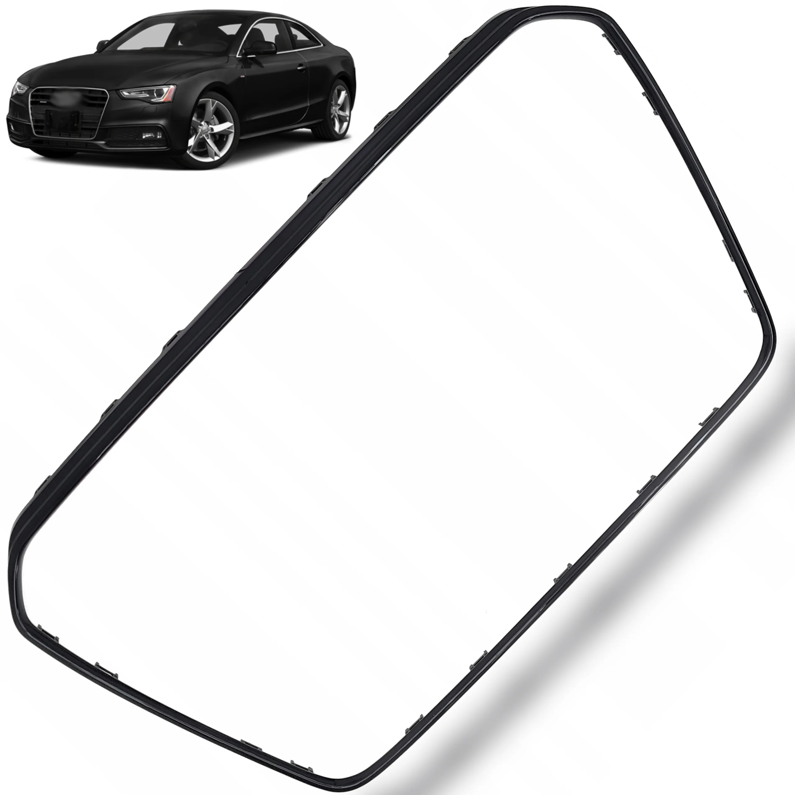 Ramka atrapy AUDI A5 8T FL 11-16r BLACK (8T0853651G, 8T0853651T, 8T0853651K)