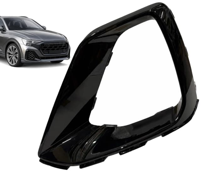 Ramka kratki zderzaka AUDI Q8 4M8 S-LINE FL 24r- LEWA BLACK
