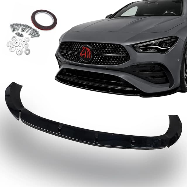 Spoiler zderzaka MERCEDES CLA W118 AMG LIFT 23-25r BLACK