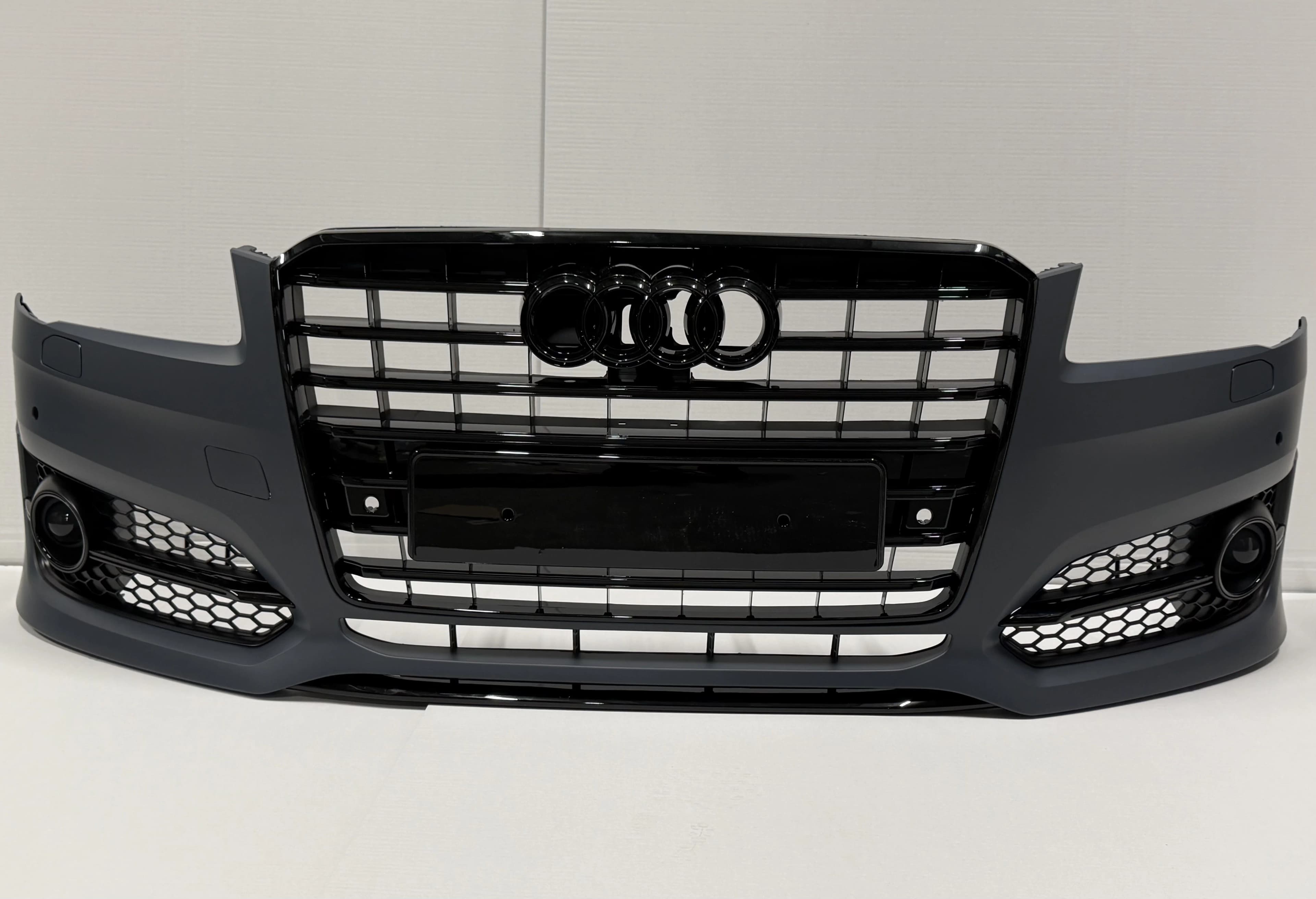 Body kit AUDI A8 D4 S8 FL FULL BLACK (4H0807065L, 4H0807065M, 4H0807065Q)