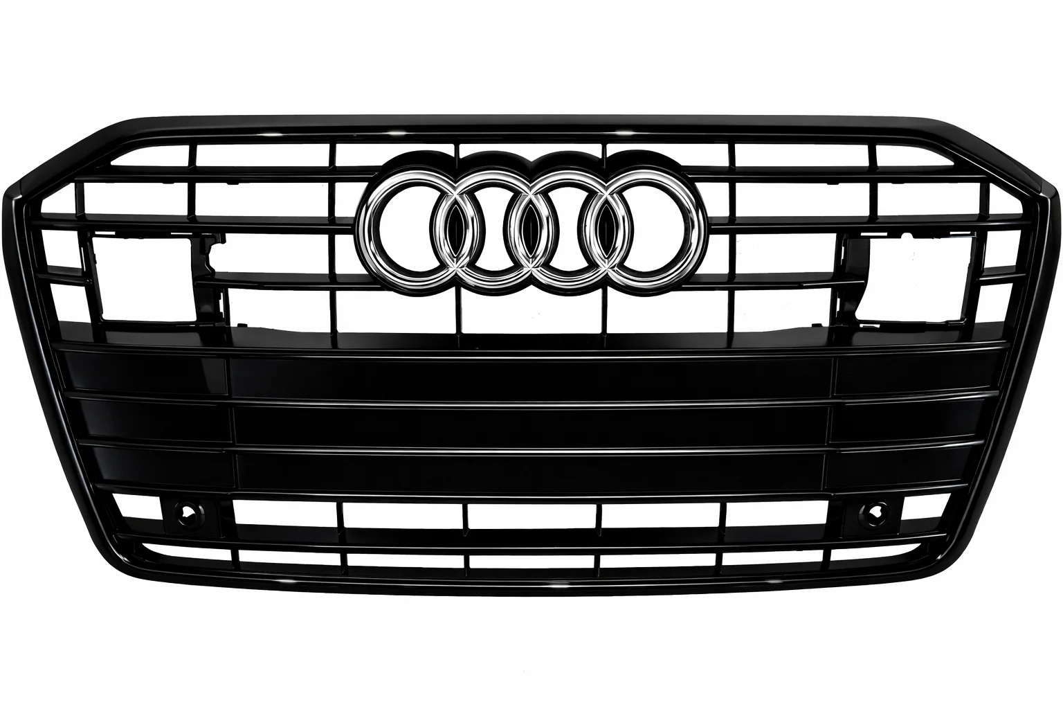 Atrapa zderzaka AUDI A6 C8 4K0 S-LINE ACC + KOSZYCZKI 18-23 BLACK (4K0853651T)