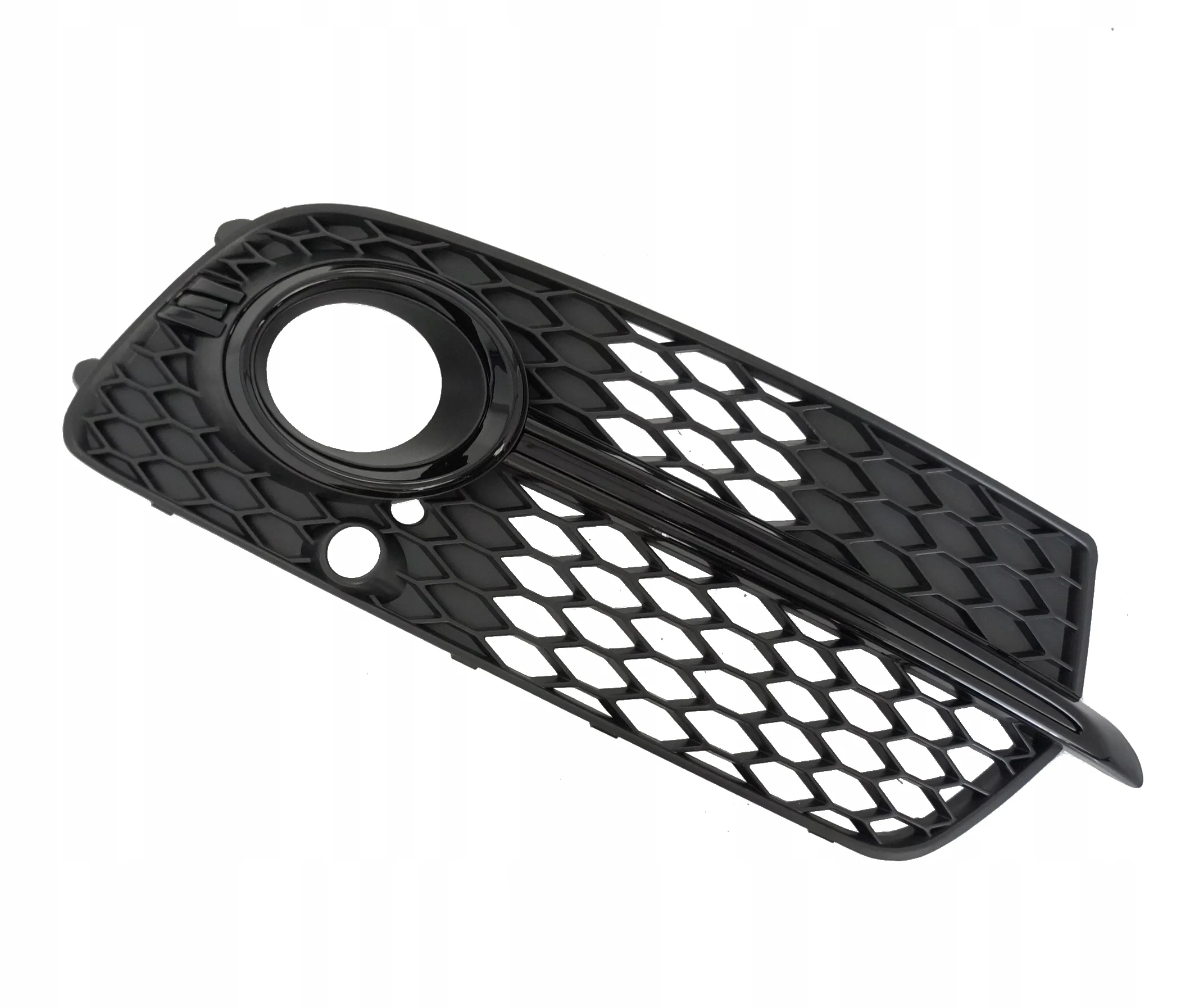 Kratka zderzaka AUDI Q5 8R S-LINE 12-17r BLACK PRAWA (8R0807682M, 8R0807682N)