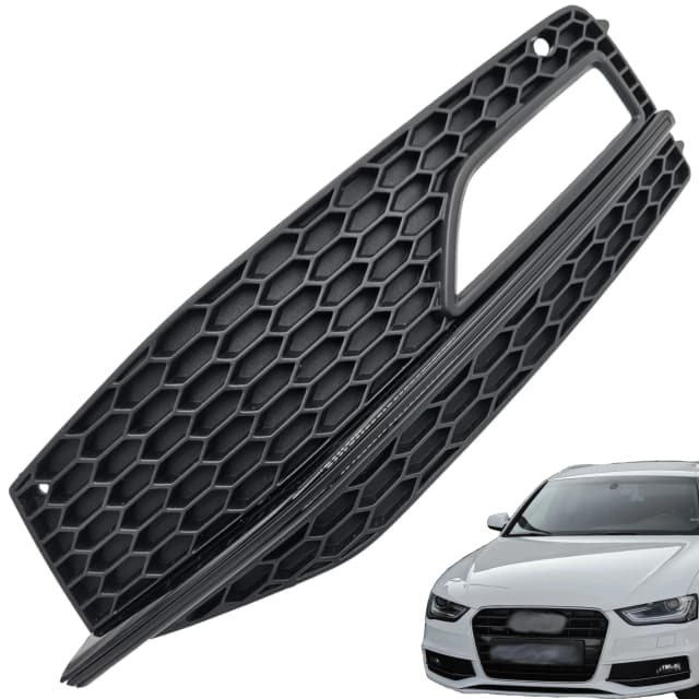Kratka zderzaka AUDI A4 B8 FL S-LINE LEWA full black