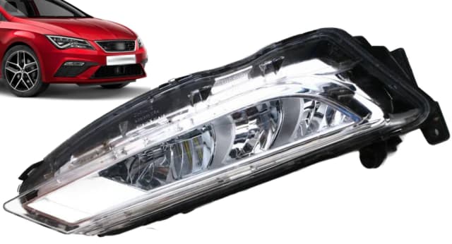 Halogen SEAT LEON III FL 17-20r FR DRL LEWY