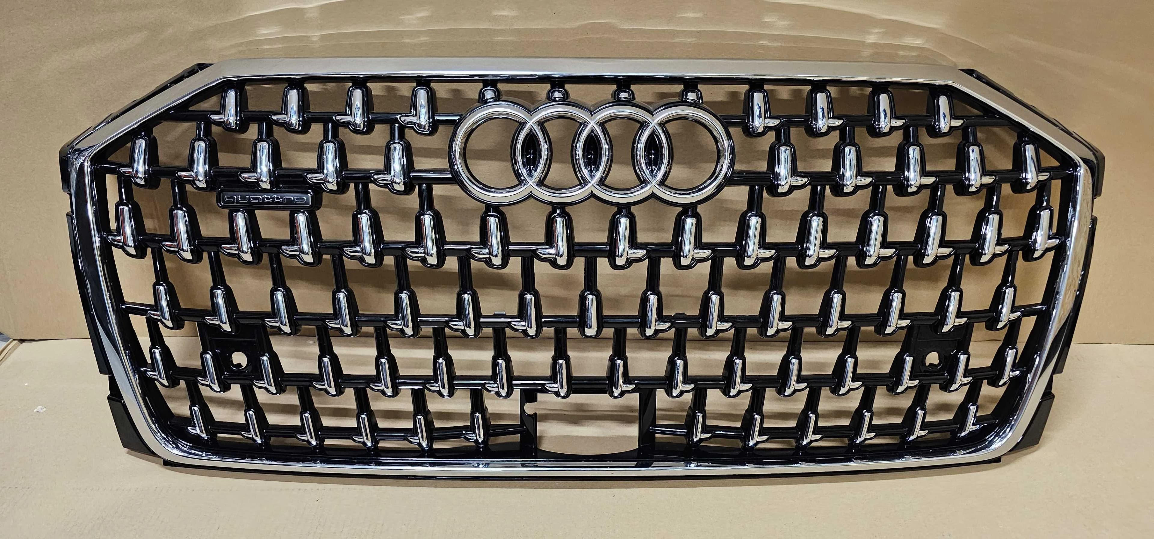 Atrapa zderzaka AUDI A8 D5 FL 21+ SLIVER 1 (4N0, 859, 651)