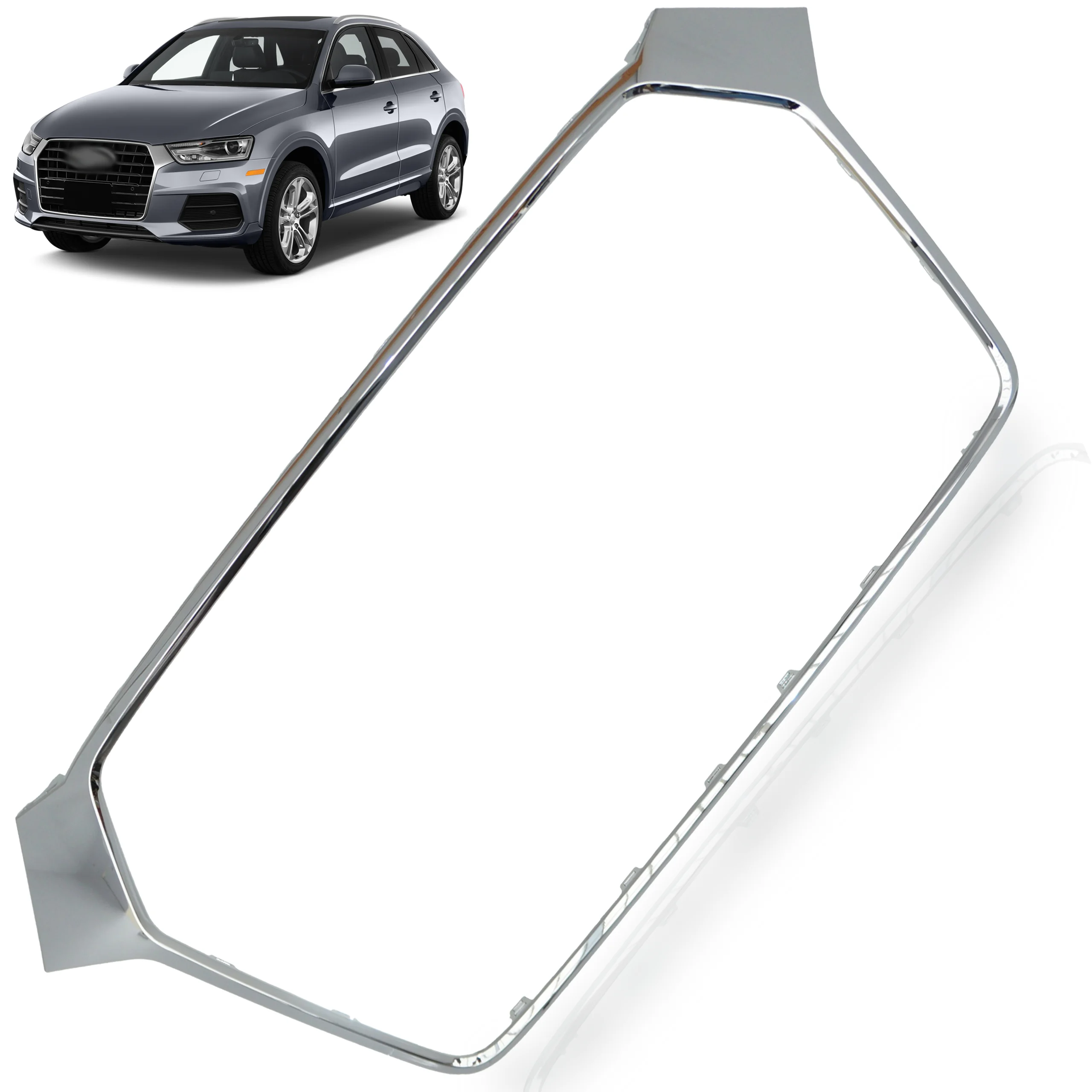 Ramka atrapy AUDI Q3 FL 14-18r SATYNA (8U0853651H, 8U0853651B)