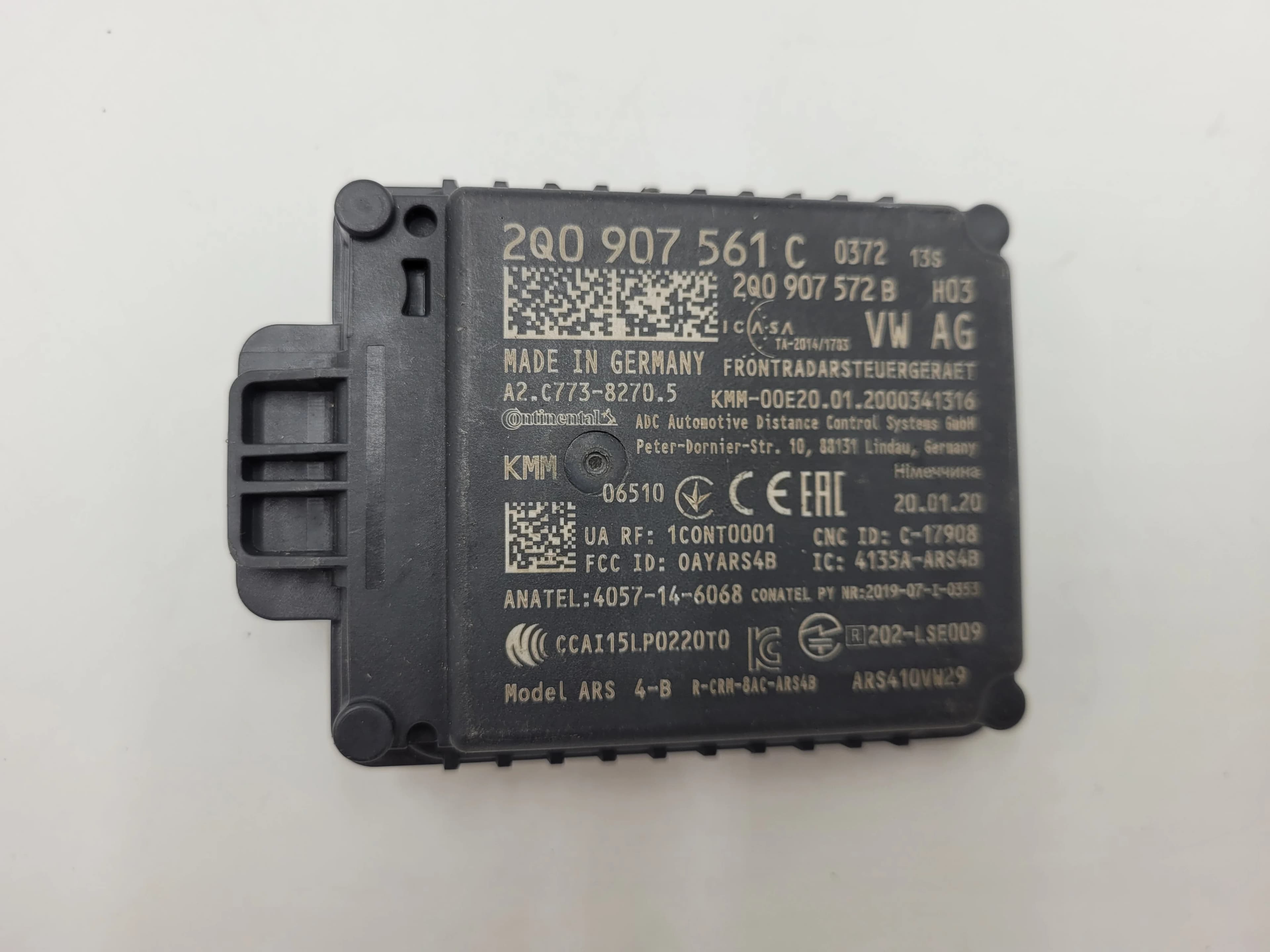 Moduł, sensor ACC 2Q0907561C/M (2Q0907561C, 2Q0907561M)