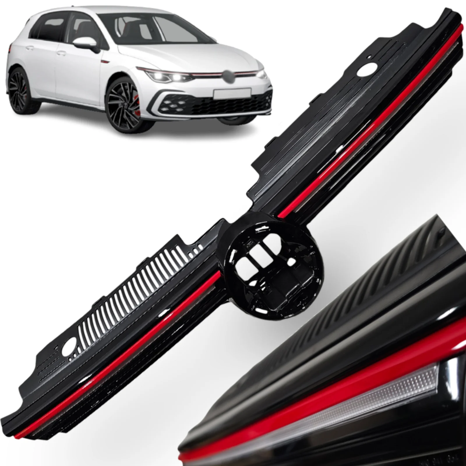 Atrapa zderzaka VW GOLF 8 19R- GTI LED (5H0853653, 5H0, 853)