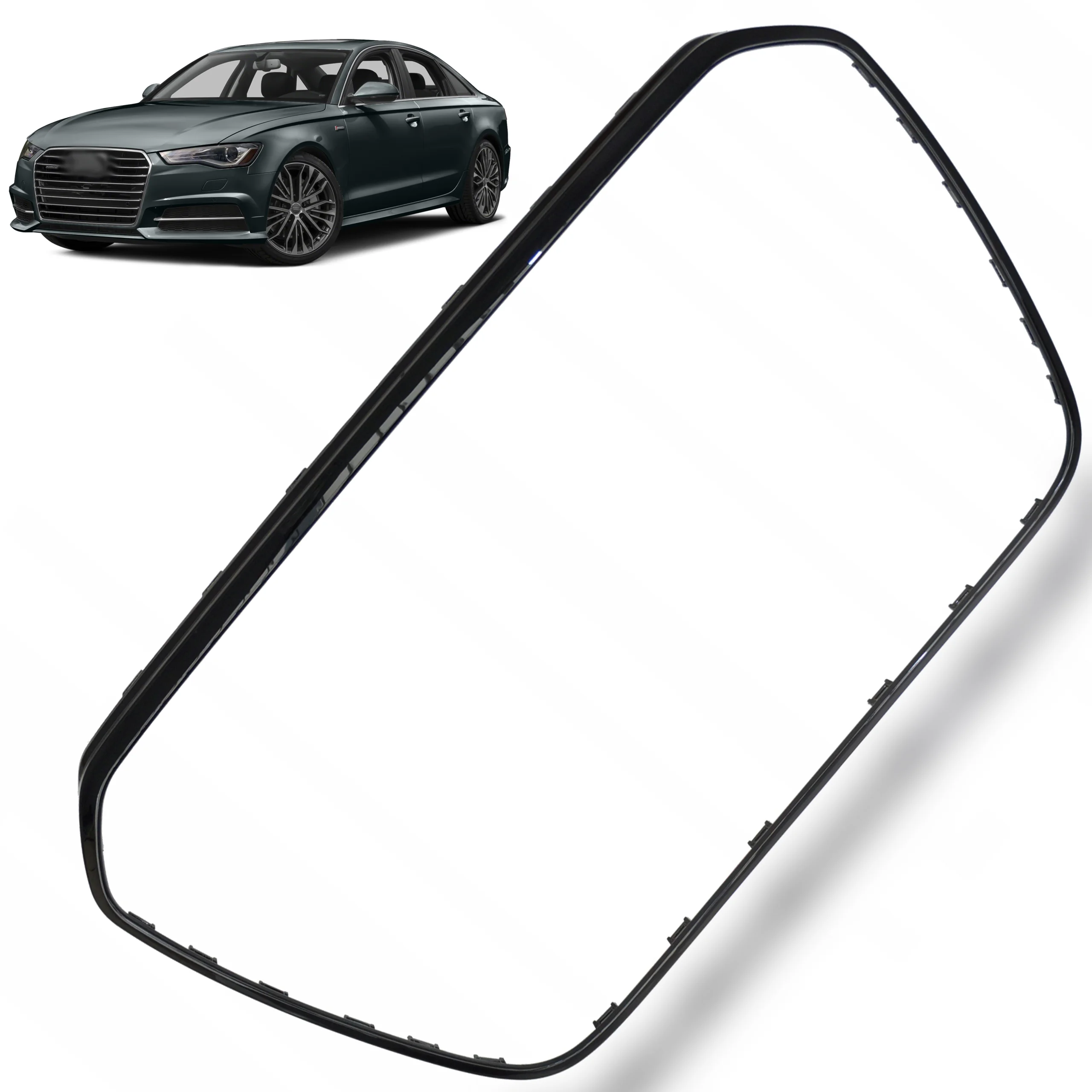 Ramka atrapy AUDI A6 C7 4G FL 14-18r BLACK