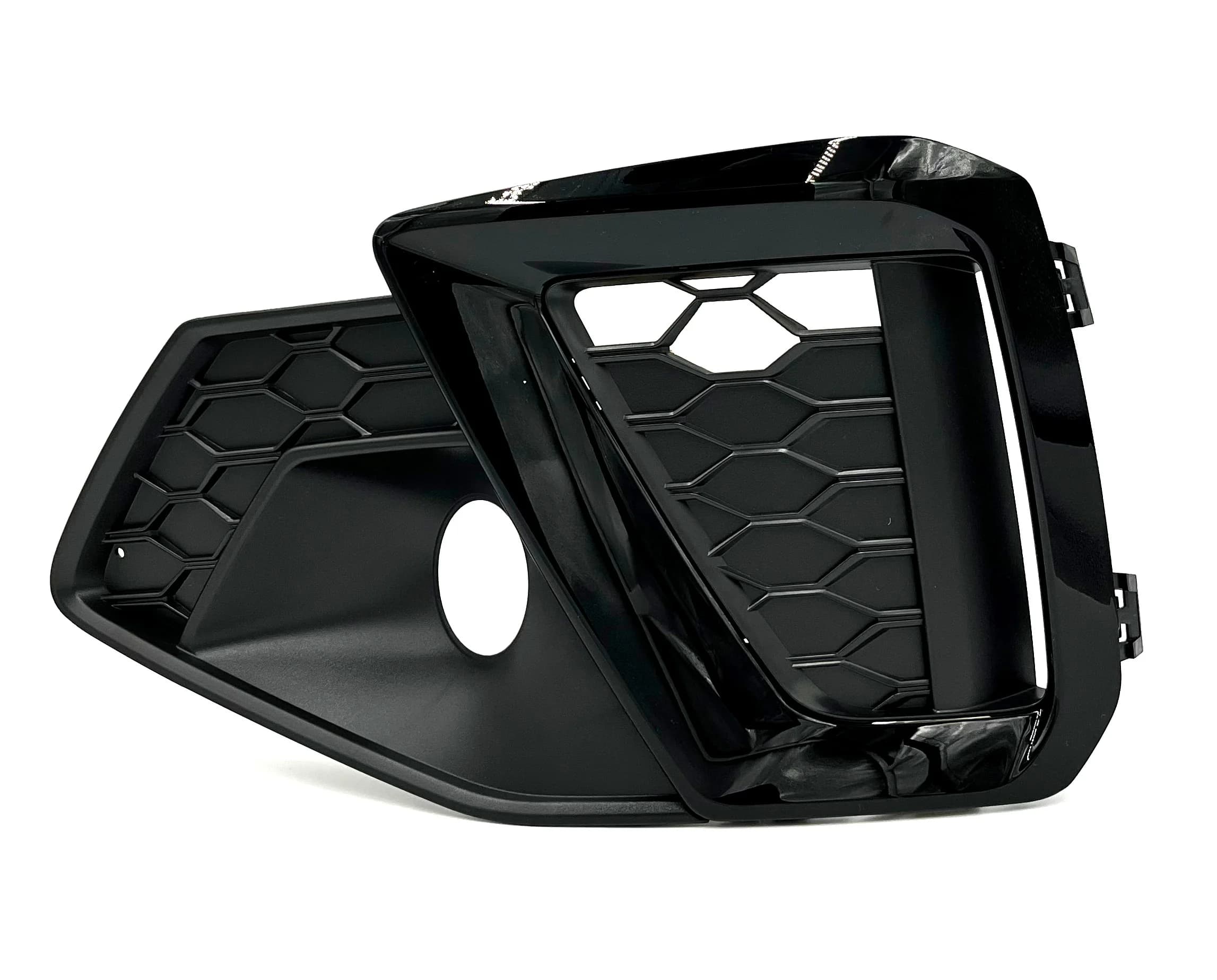 Kratka zderzaka AUDI A4 B9 FL S-LINE LEWA Black (8W0807681BB)