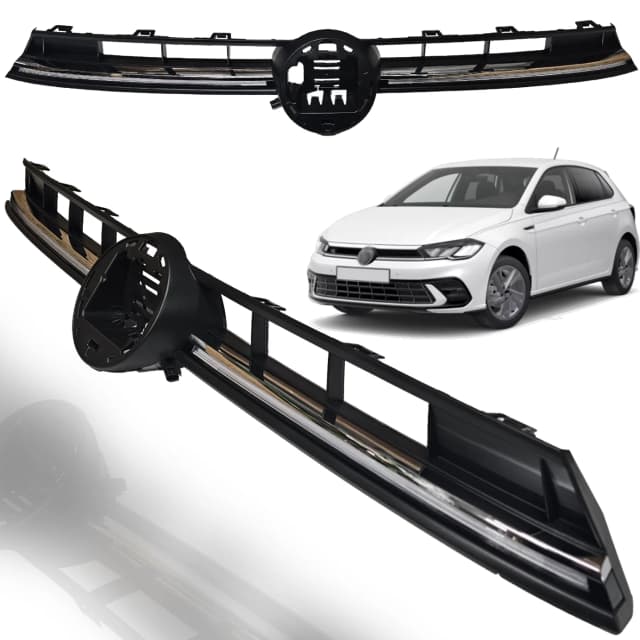 Atrapa zderzaka VOLKSWAGEN POLO VI FL 21r+ R-LINE led