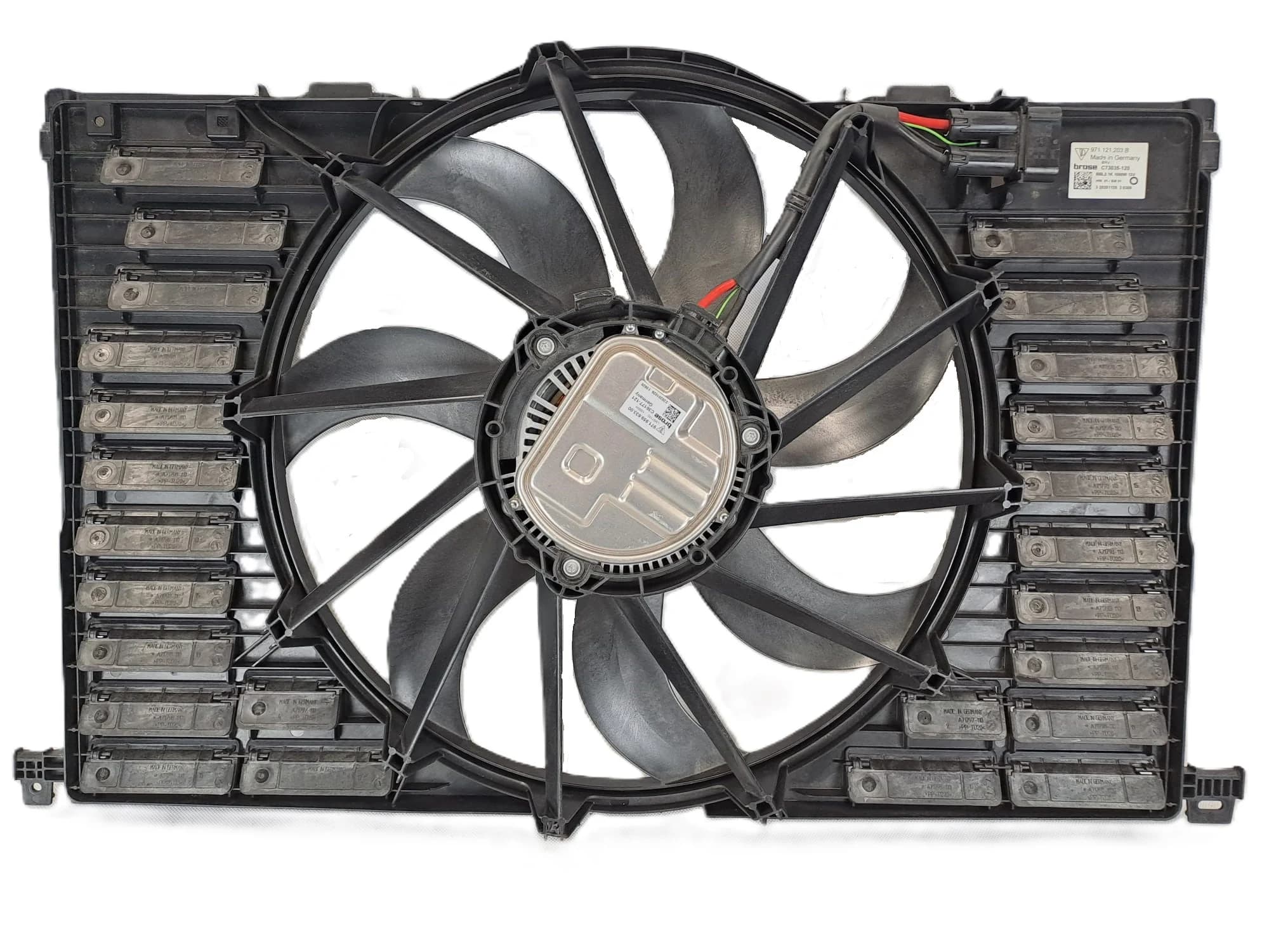 Wentylator chłodnicy PORSCHE PANAMERA 971 1000W TURBO GTS (971121203B, 971959633)