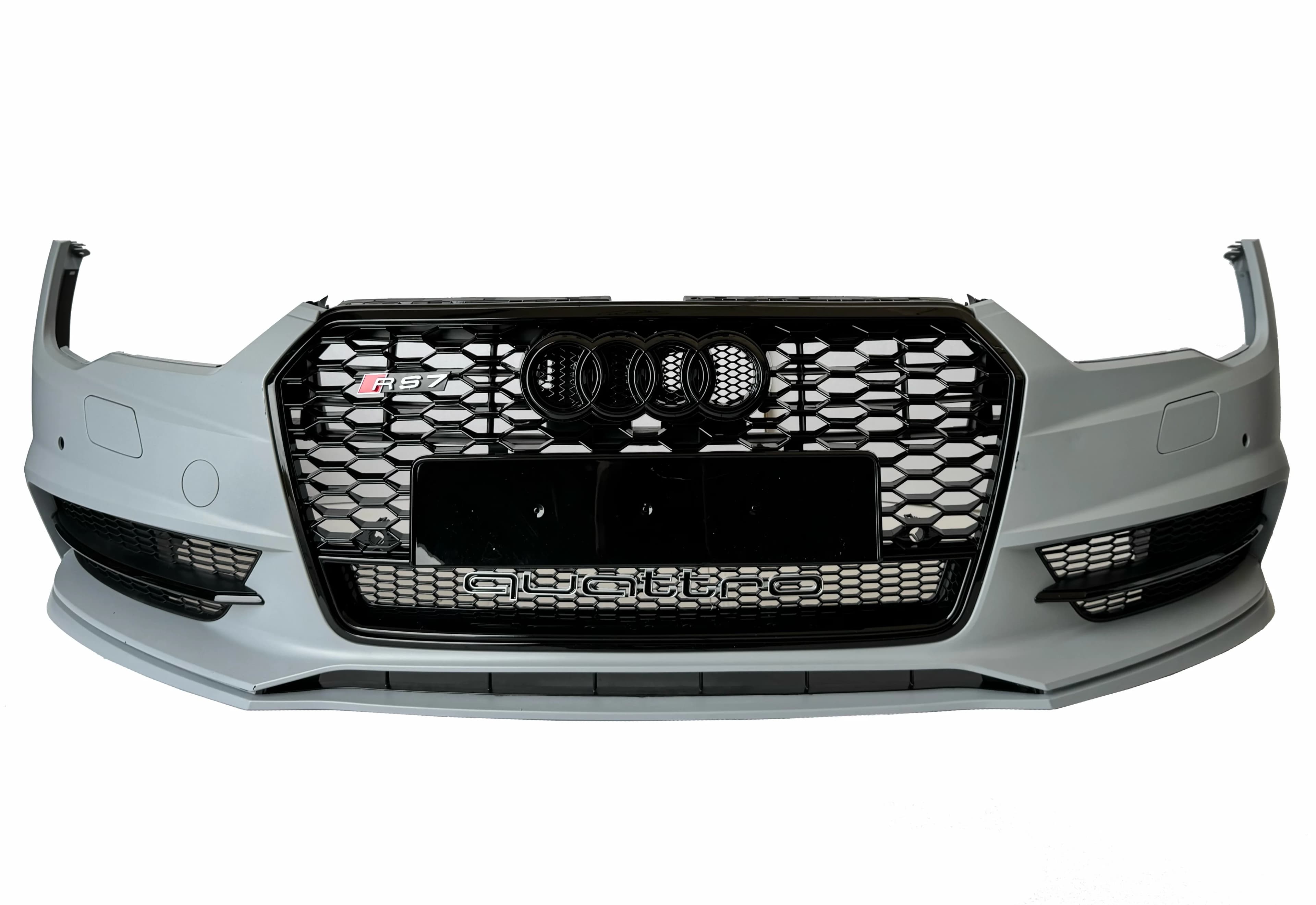 Zderzak przedni AUDI A7 4G8 FL 14-18R RS LOOK BLACK (4G8807437AD, 4G8807437AE, 4G0807437AG)